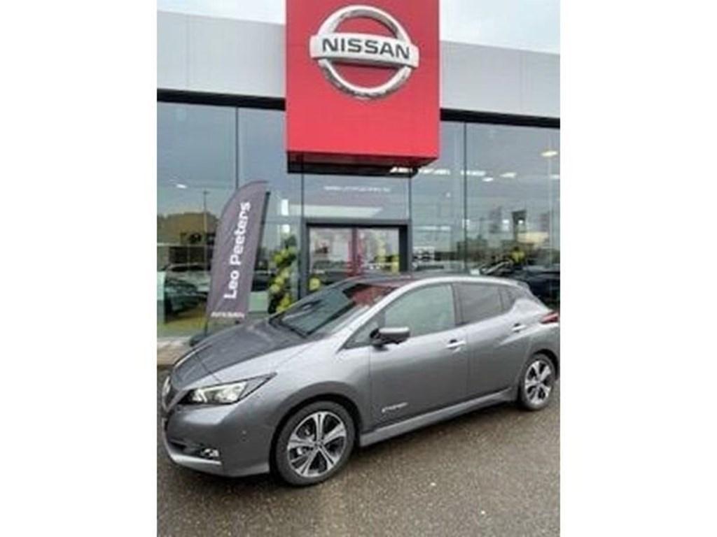 Nissan Leaf TEKNA 100% ELECTR., Auto's, Automaat, Parkeersensor, Blauw, Elektrisch