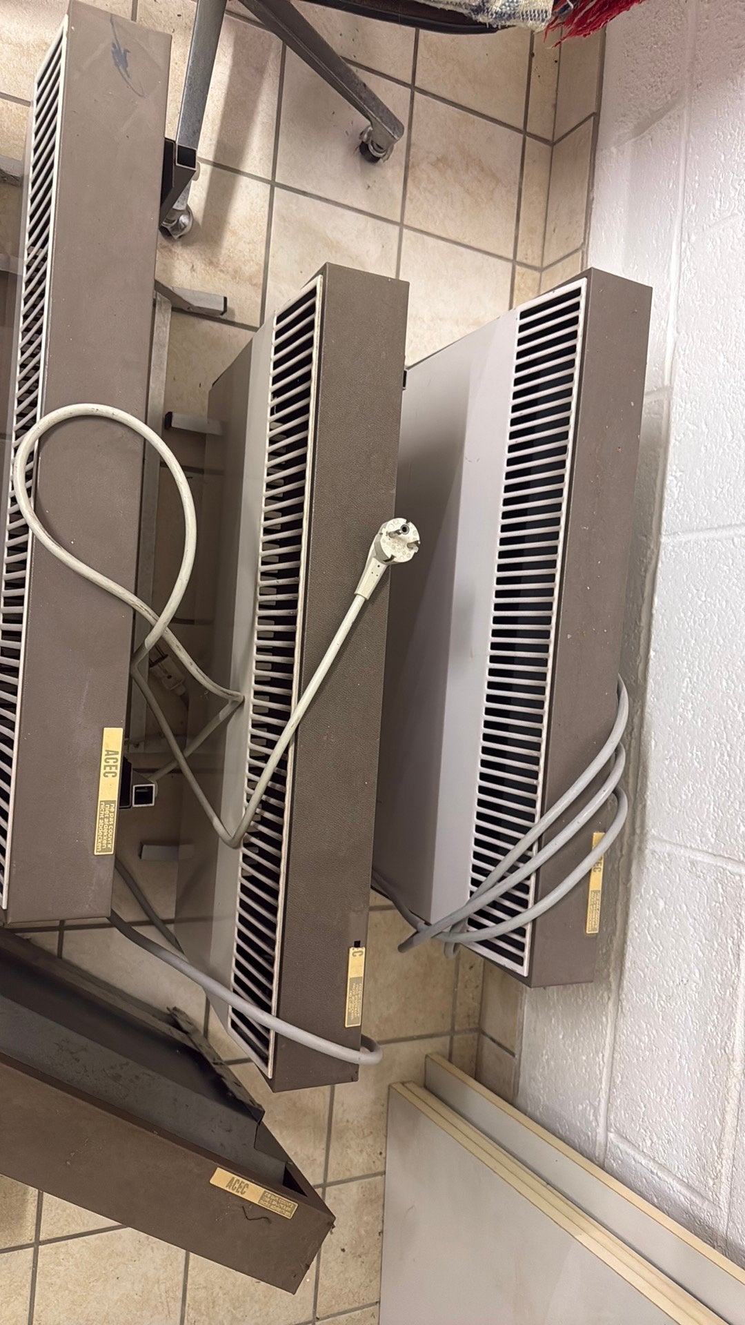 Radiateur électrique Acec, Bricolage & Construction, Chauffage & Radiateurs, Enlèvement, Utilisé, Radiateur
