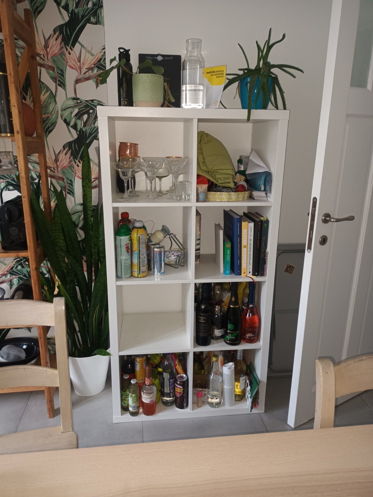 Armoire ouverte KALLAX IKEA, blanche, 77 x 147 cm, Maison & Meubles, Enlèvement