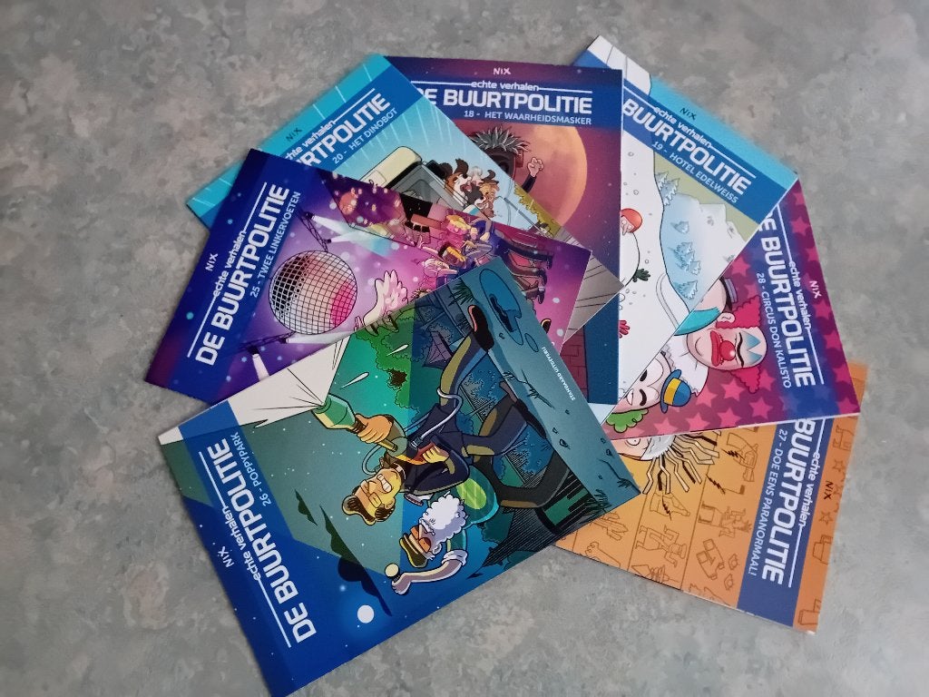 Nieuwe strips van de buurtpolitie, de nachtwacht en Camille, Boeken, Meerdere stripboeken, Verzenden, Nieuw