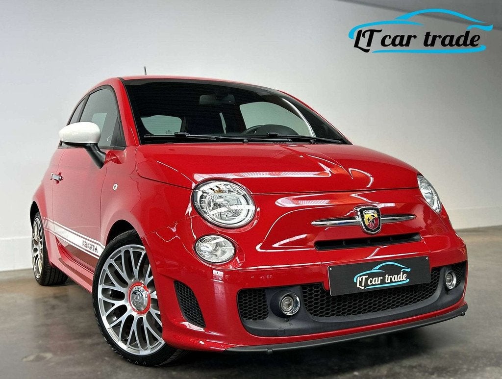 Abarth 500 1.4 16v t-jet Custom 140cv | Euro 6 | Garantie, Auto's, Automaat, 4 zetels, Stof, Gebruikt