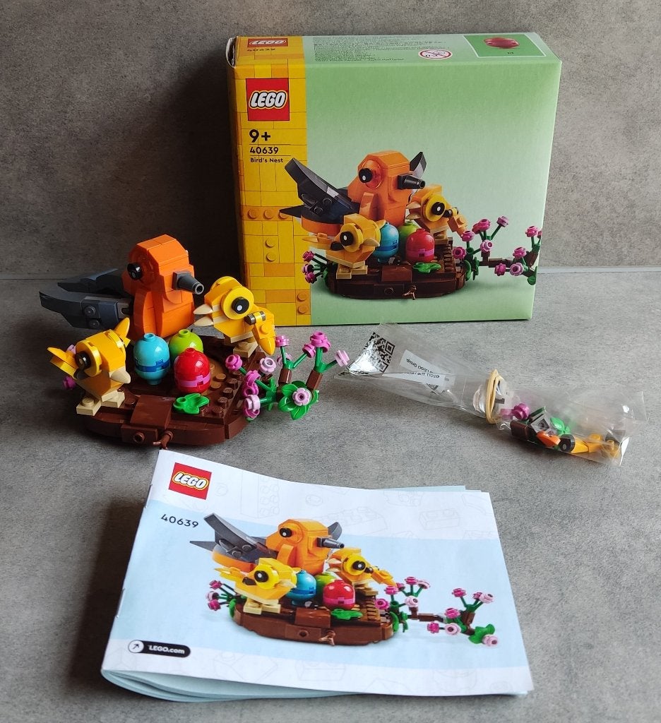 lego 40639 vogelnestje (pasen), Lego, Ophalen of Verzenden, Zo goed als nieuw, Compleet