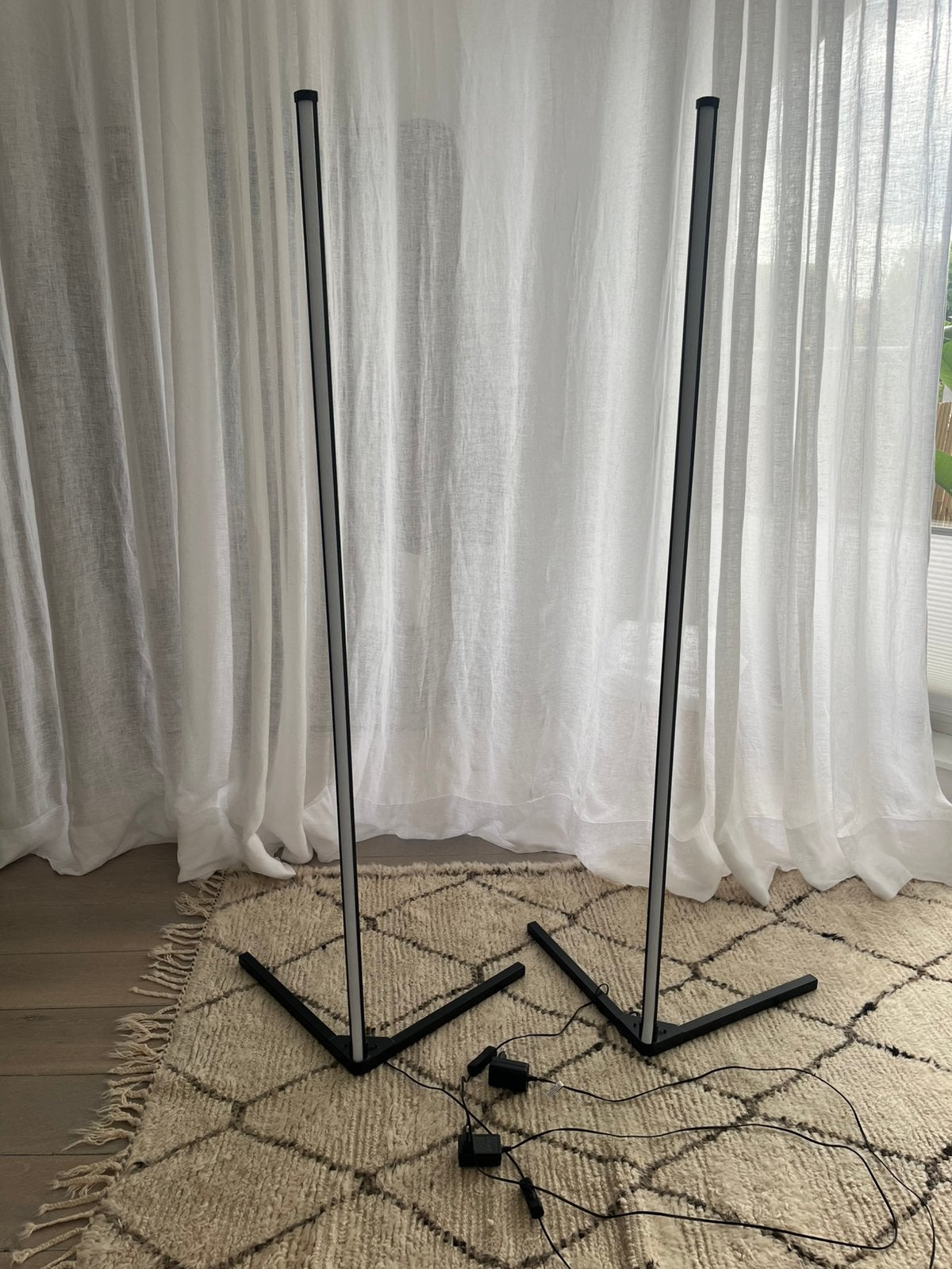 Calex vloerlamp rgbw 2 stuks, Huis en Inrichting, Lampen | Vloerlampen, Ophalen, Zo goed als nieuw