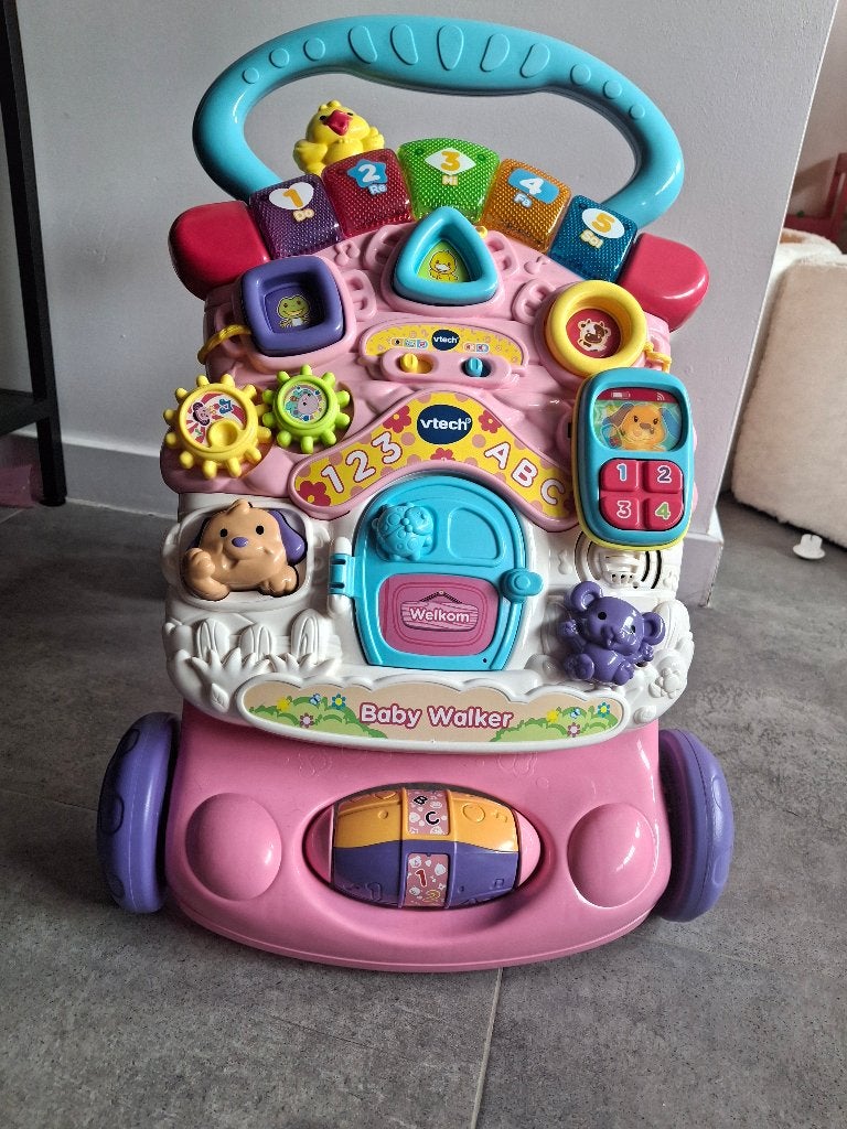 Vtech loopwagen, Enlèvement, Comme neuf, 6 mois à 2 ans