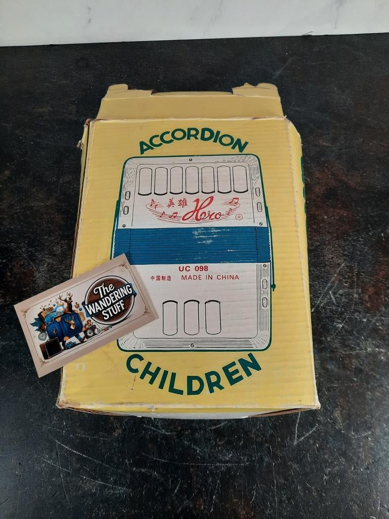 Vintage kinder accordeon - Hero UC 098, Musique & Instruments, Accordéons, Utilisé, Autres marques, Enlèvement ou Envoi