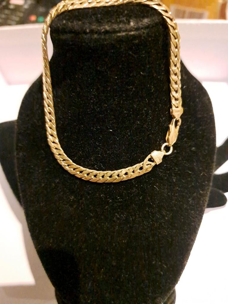 Bracelet en or 18k 20cm 6,62g, Enlèvement ou Envoi, Or, Or