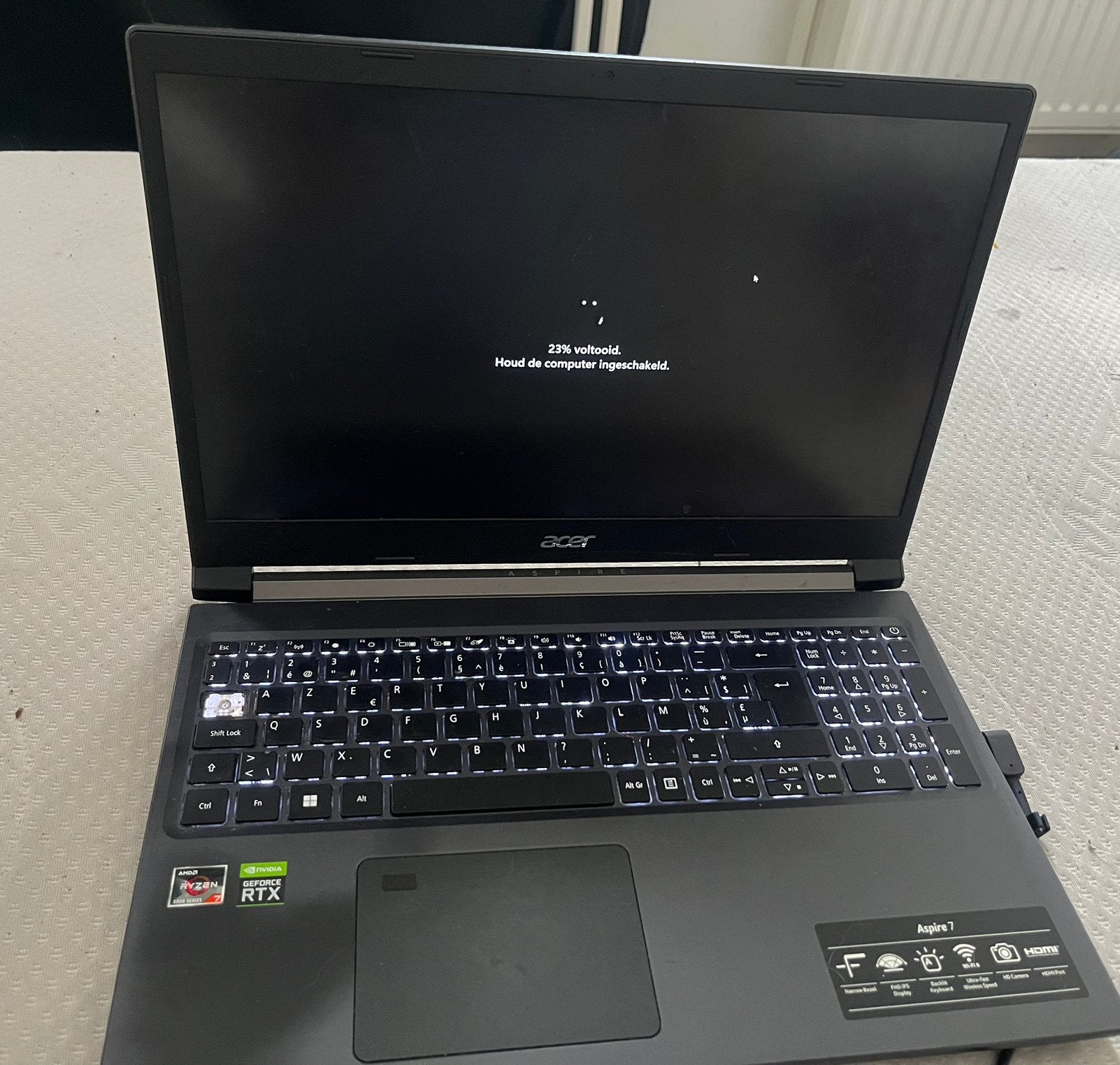 Acer Aspire 7 | Ryzen 7 | RTX 3050 Ti | 16GB RAM | 512GB SSD, Games en Spelcomputers, Games | Pc, Ophalen