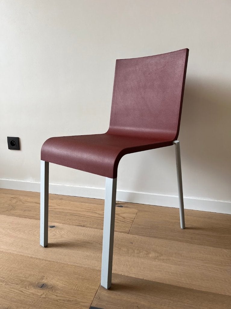 Vitra 03 Maarten Van Severen design stoel - nieuwstaat, Ophalen, Zo goed als nieuw, Rood