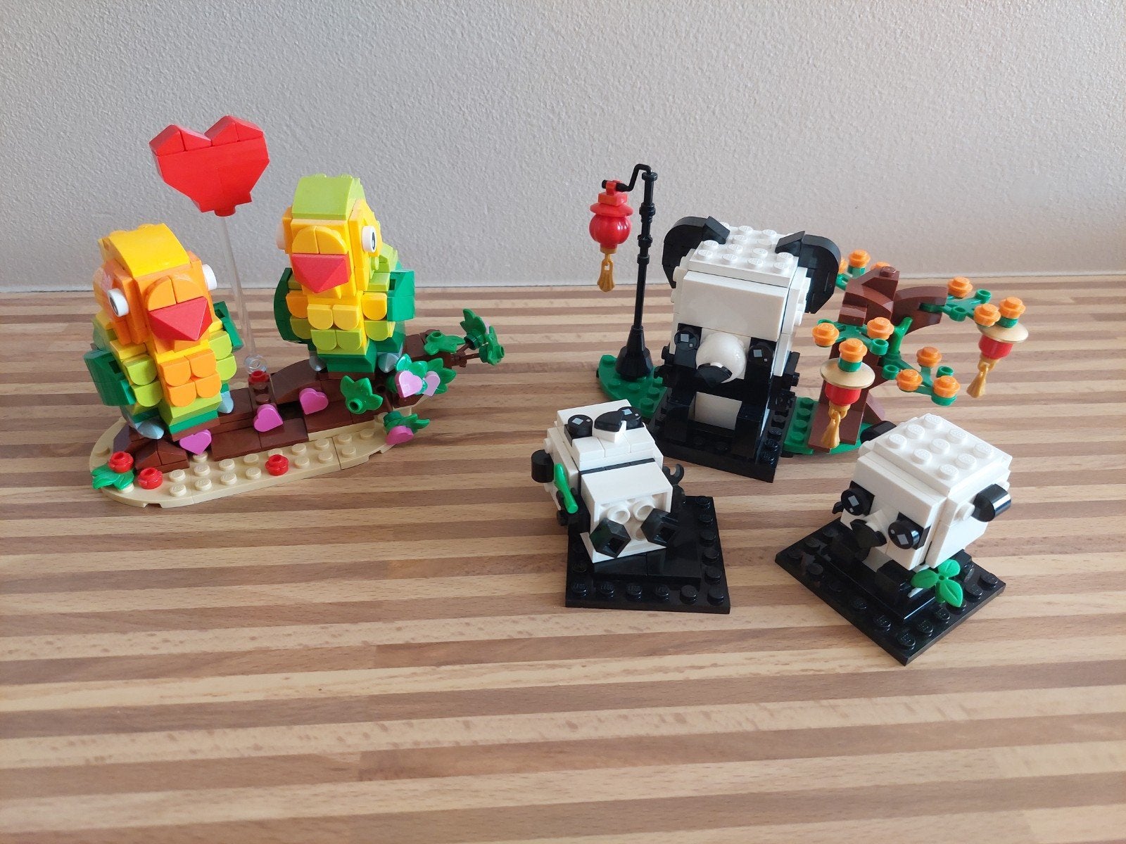 Lego Brickheadz : Panda perroquet valentin, Enlèvement ou Envoi, BrickHeadz, Lego, Ensemble complet