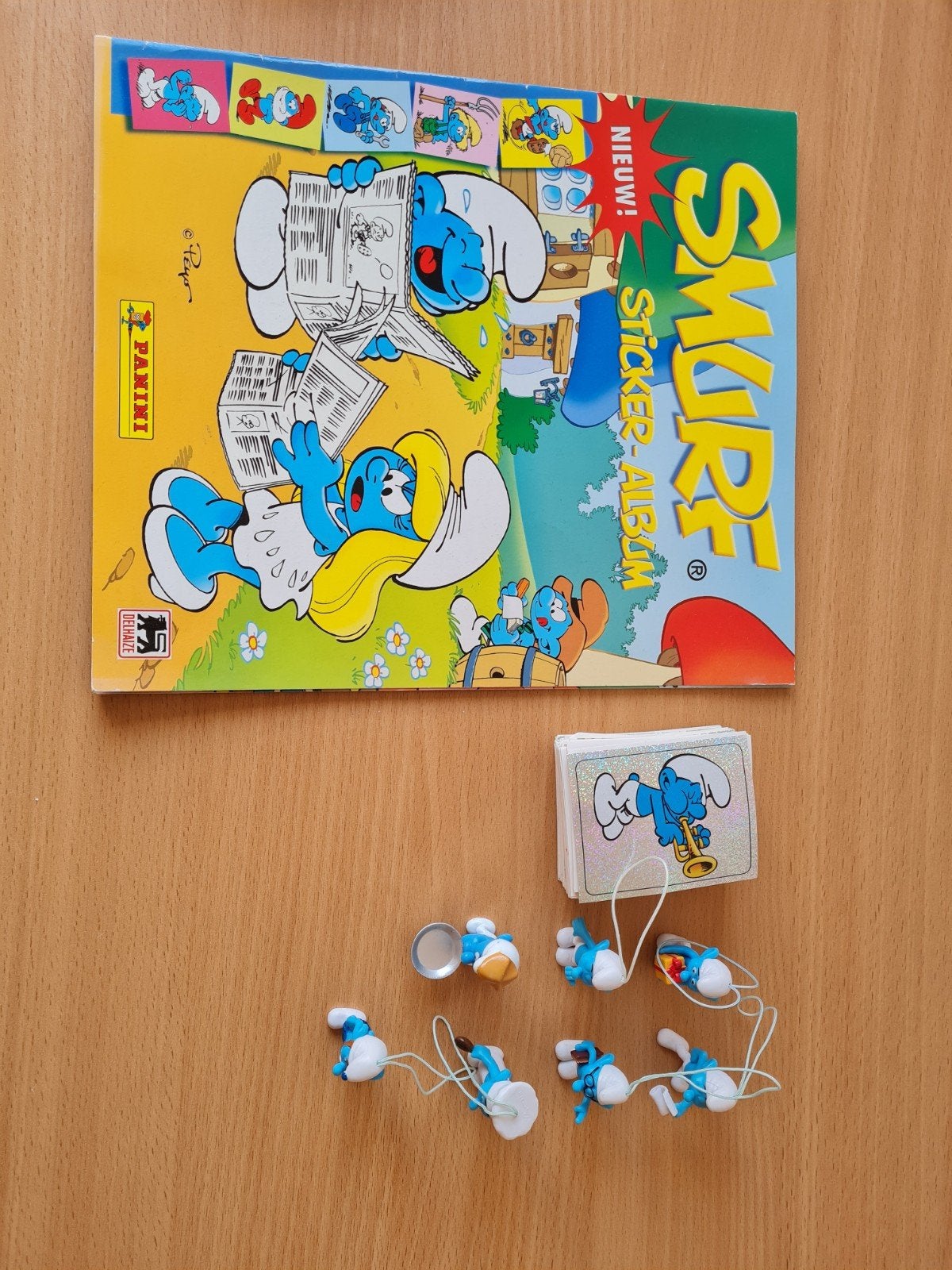 Smurfen stickeralbum + figuurtjes, Verzamelen, Ophalen of Verzenden