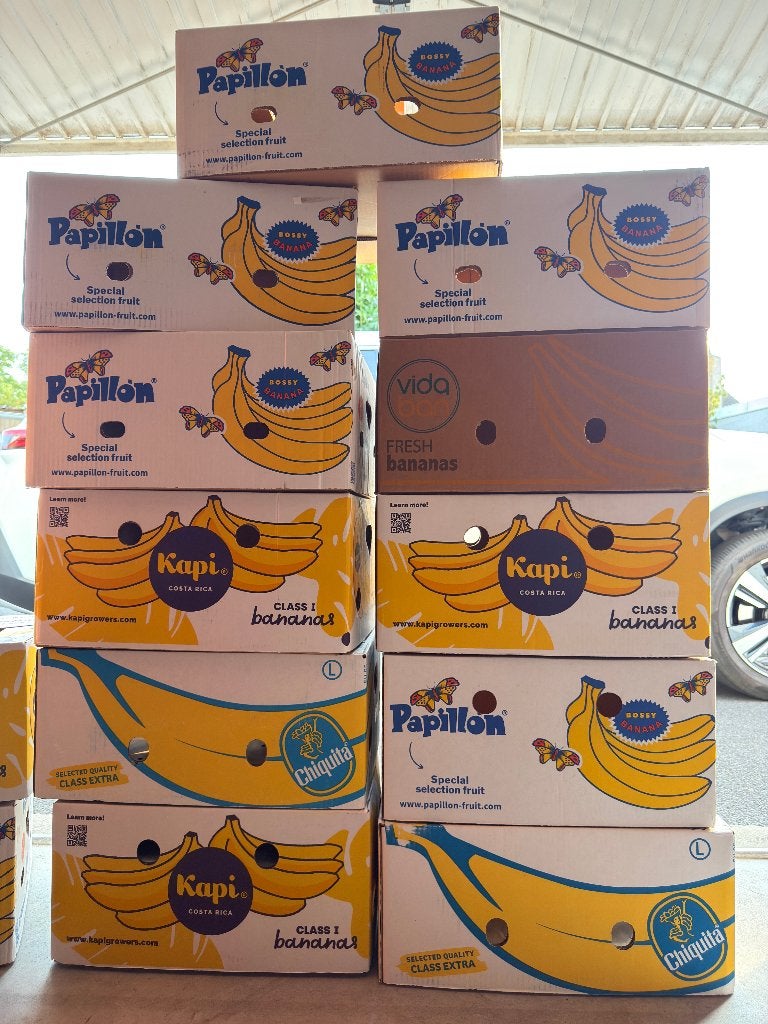 Bananendozen 21 stuks aan 0;50 eurocent/stuk, Doe-het-zelf en Bouw, Ophalen