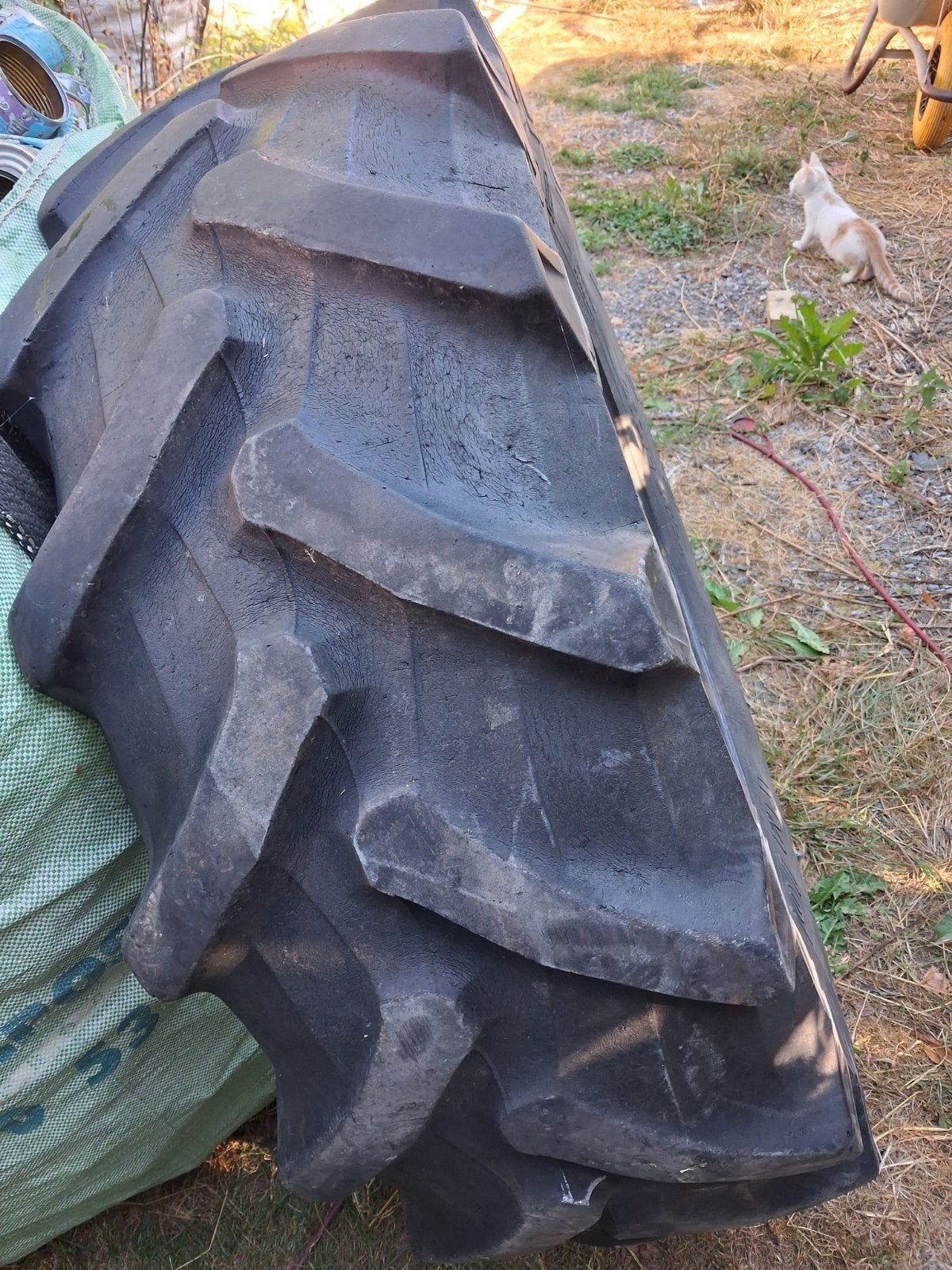 tractorband 360/70 R24, Ophalen