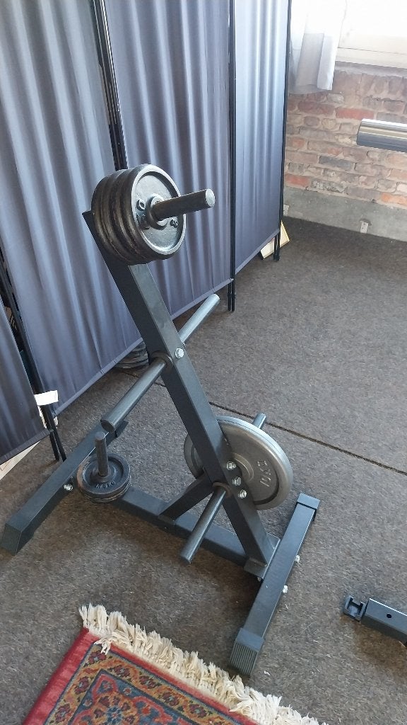 Olympisch Plate Tree met Halterstanghouders, Sport en Fitness, Ophalen, Zo goed als nieuw, Overige typen