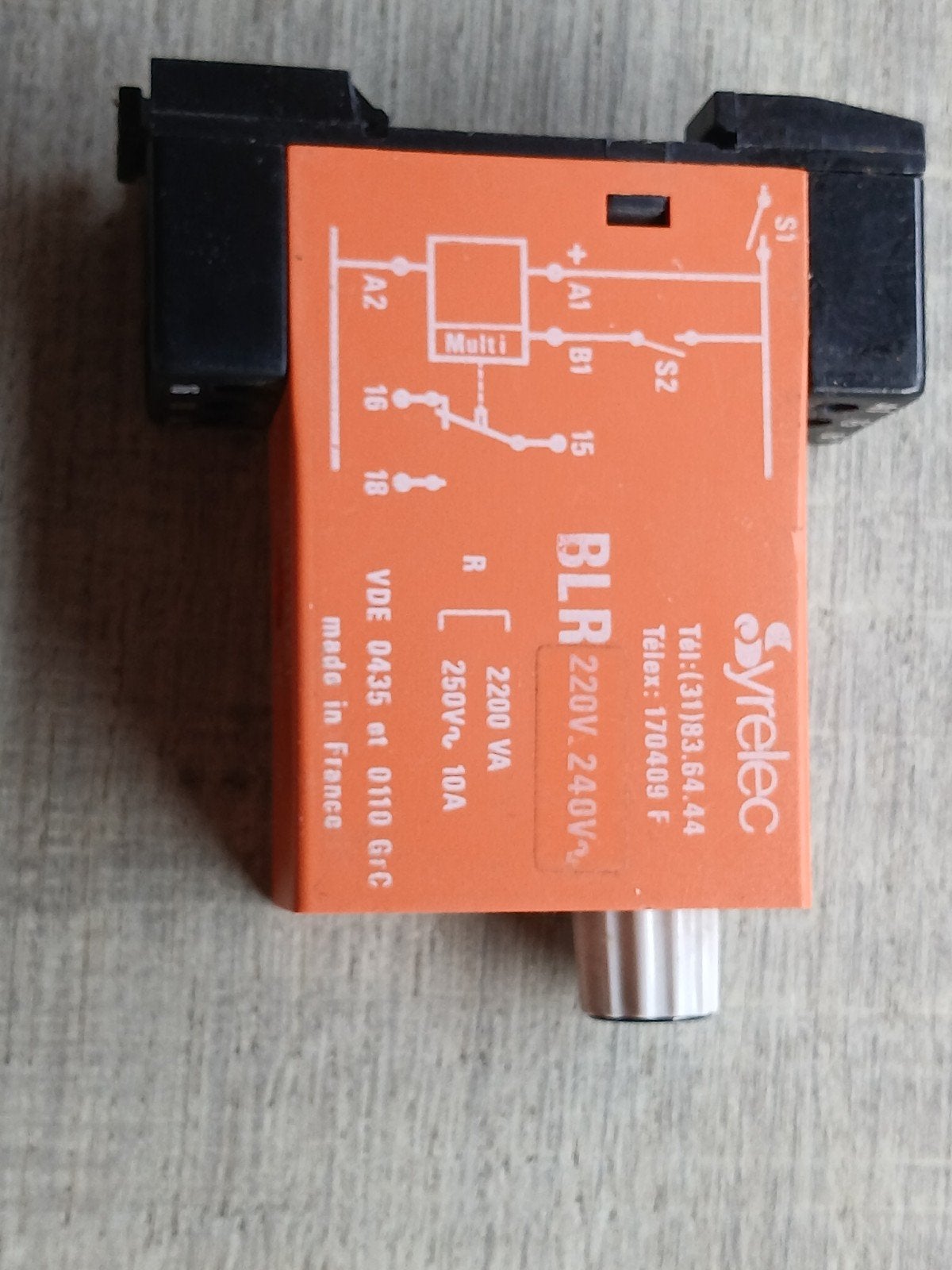 Relais Temporisé 220v240v, Enlèvement ou Envoi, Relais