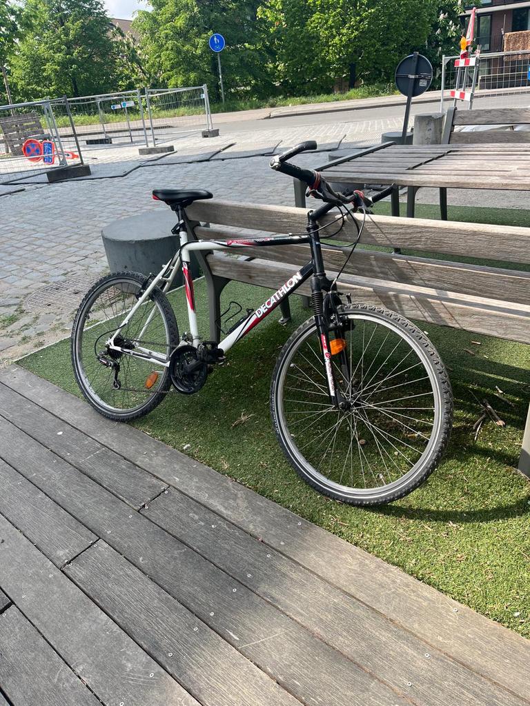 Mannen citybike maat 58, Fietsen en Brommers, Gebruikt, 57 cm of meer, Geen vering, Ophalen