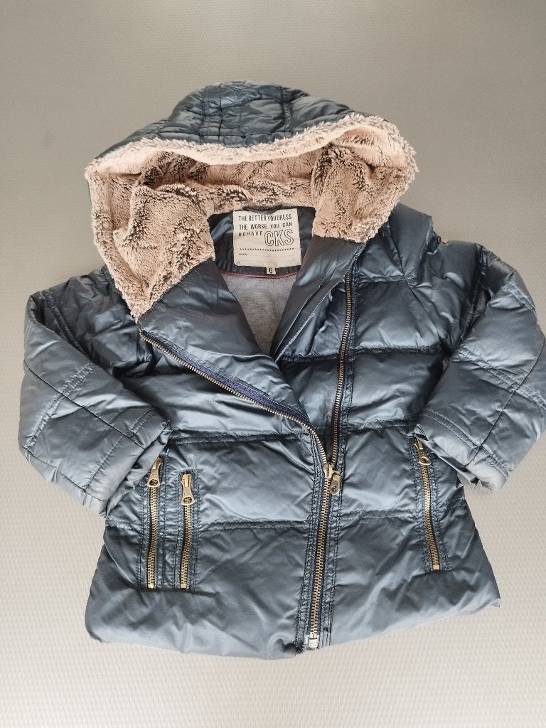 Winterjas meisje CKS maat 116, Meisje, Cks, Ophalen of Verzenden, Zo goed als nieuw