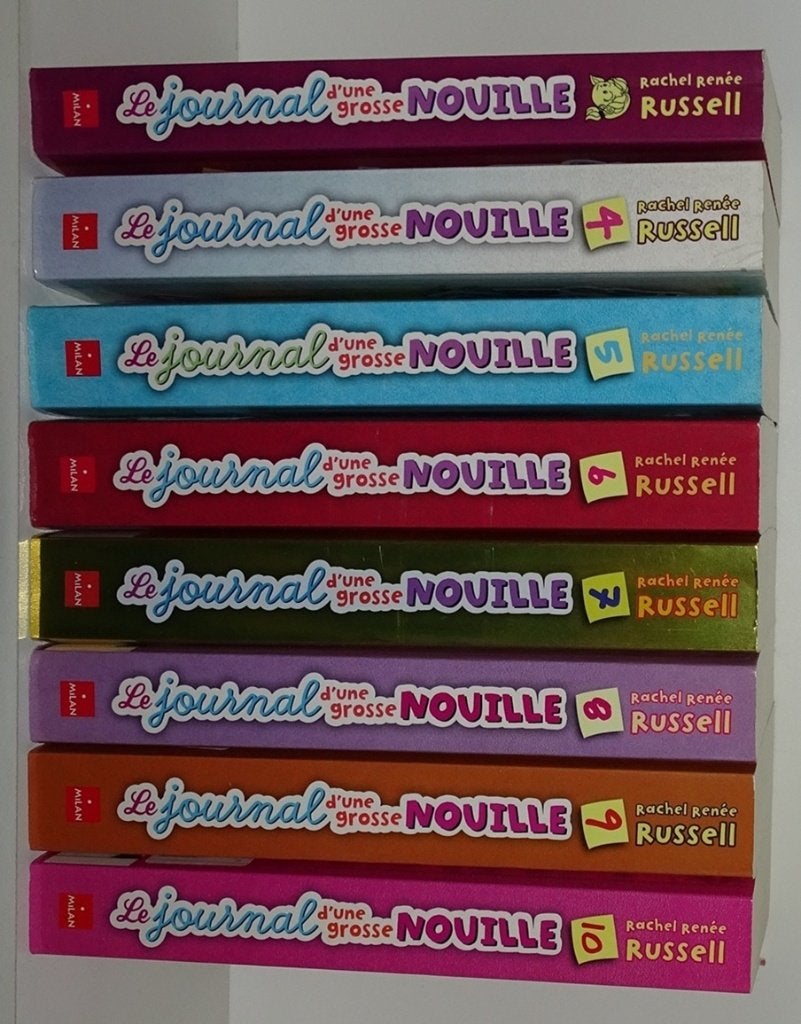 Lot de 8 livres "le journal d'une grosse nouille", Ophalen, Zo goed als nieuw
