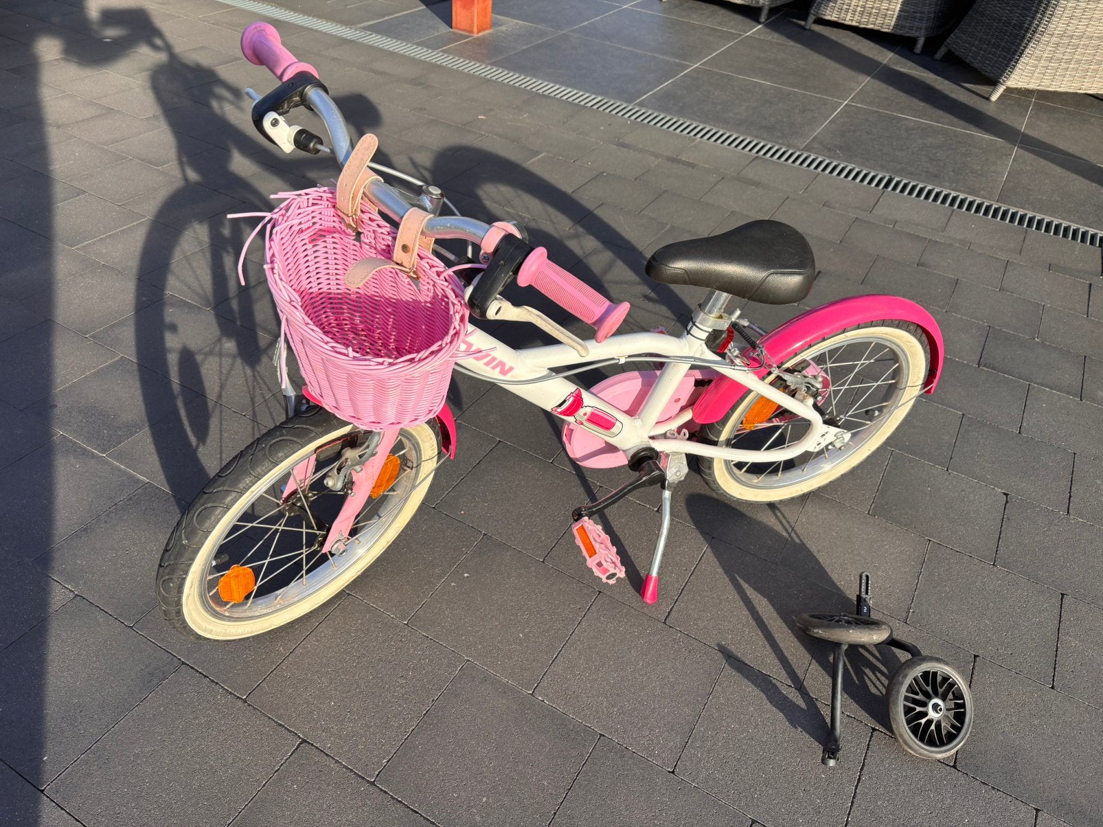 Meisjes fiets 16 inch, Fietsen en Brommers, Ophalen, Zo goed als nieuw