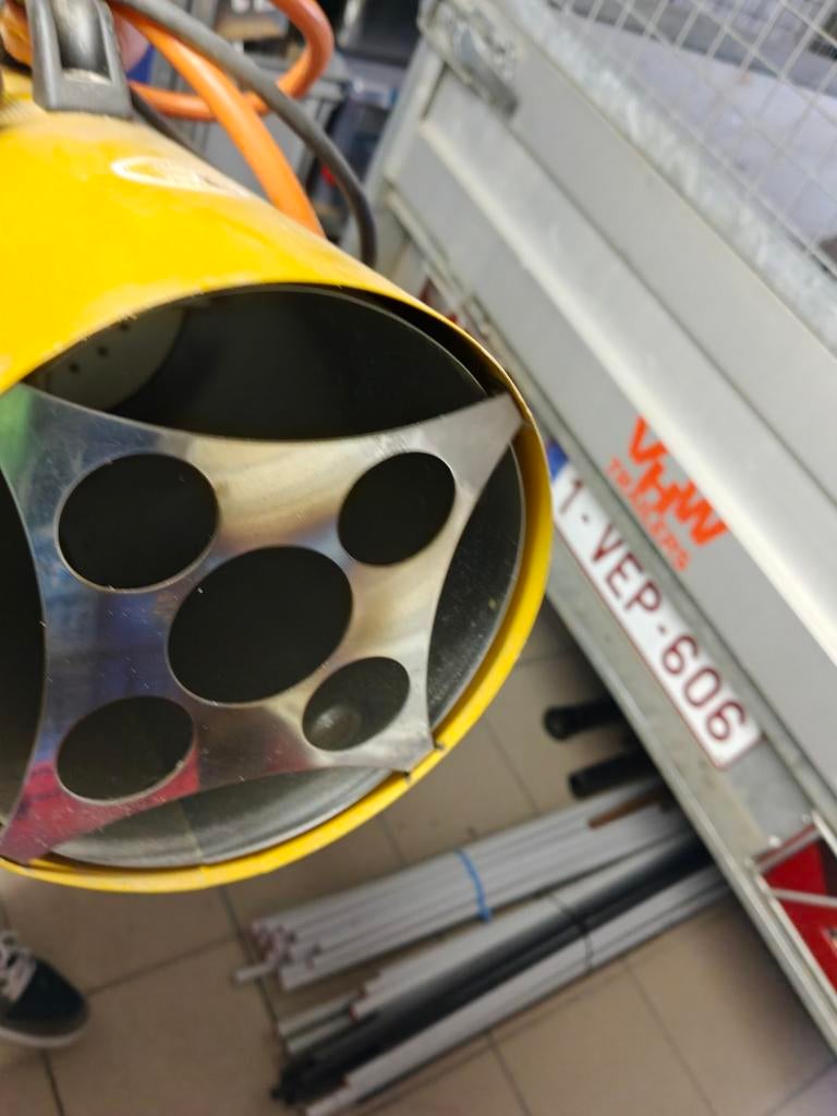 Te koop luchtverhitter op propaan of butaan. 16Kw, Ophalen