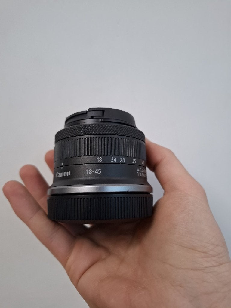 Lens Canon rf-s 18-45mm, Audio, Tv en Foto, Foto | Lenzen en Objectieven, Ophalen, Zo goed als nieuw, Standaardlens