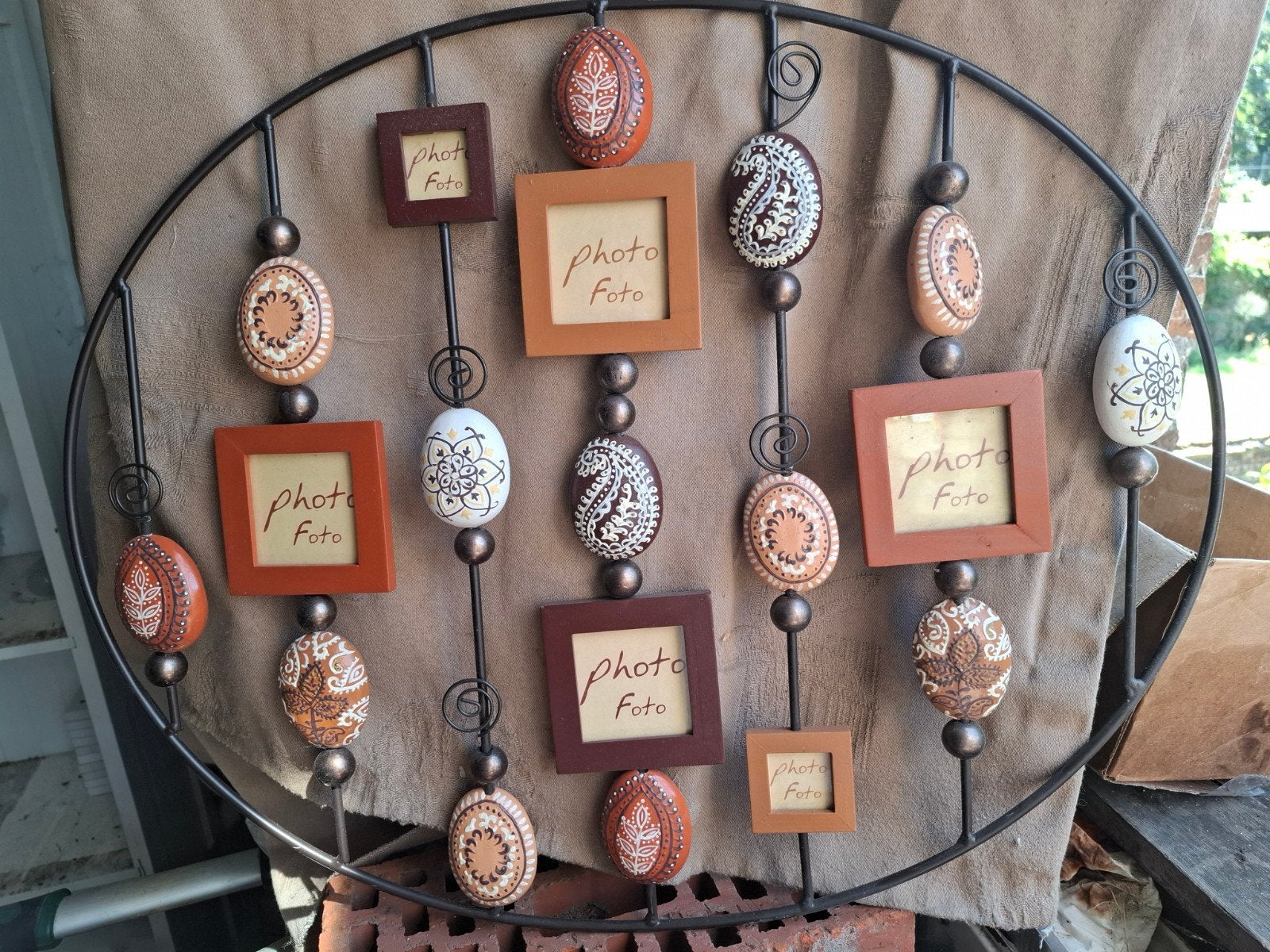 Ovaal fotokaders,  deco, Huis en Inrichting, Woonaccessoires | Kransen, Ophalen