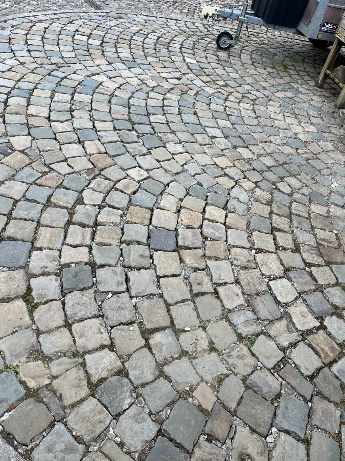 Gratis15m2 kasseien 15x15x15 cm uit te rapen, Ophalen, Gebruikt, Natuursteen, 10 m² of meer