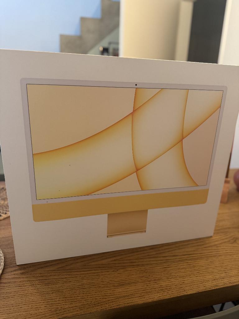 iMac 24-inch Yellow 512 GB 8CPU, IMac, 4 Ghz ou plus, Enlèvement, 8 GB