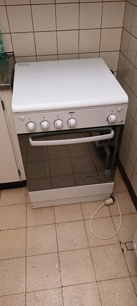 Gasfornuis, Huis en Inrichting, Ophalen, Gebruikt, 75 cm of meer, Wit