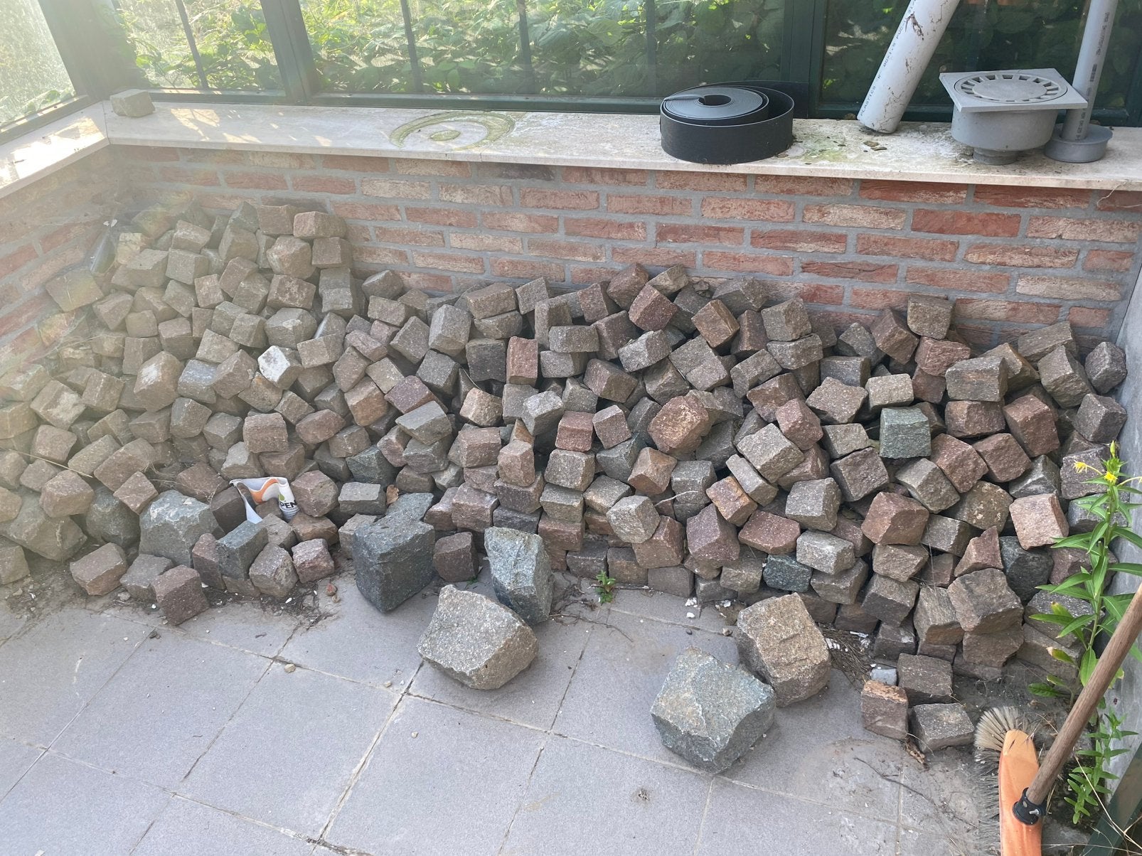 GRATIS steentjes & dals, Tuin en Terras, Grind, Keien en Split, Ophalen