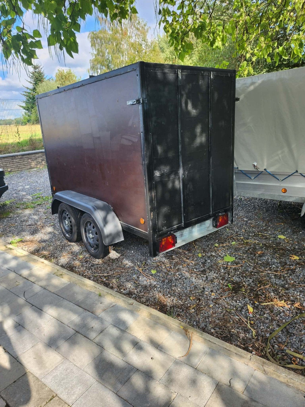 Remorque fermee 750kg double essieux, Enlèvement