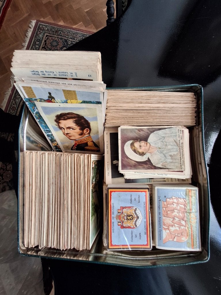 lot chromo's Belgisch Vorstenhuis ., Envoi, Utilisé, Carte, Photo ou Gravure