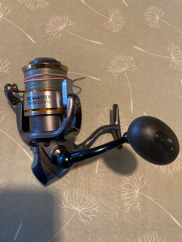Shimano  Biomaster Sw 8000 PG, Ophalen of Verzenden, Zo goed als nieuw, Molen
