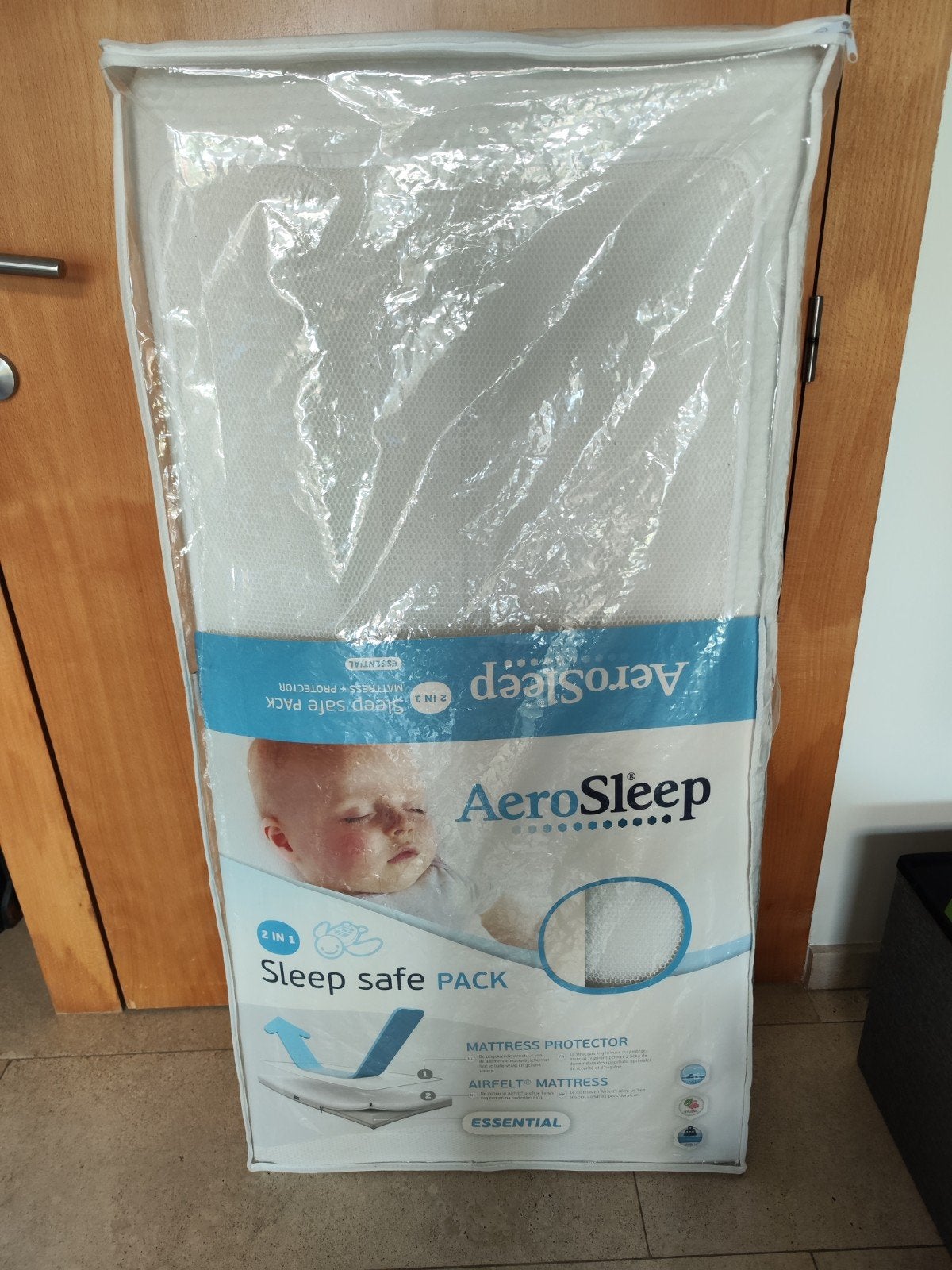 Aerosleep Essential matras 120x60 + 3Dmatras beschermer, Enlèvement