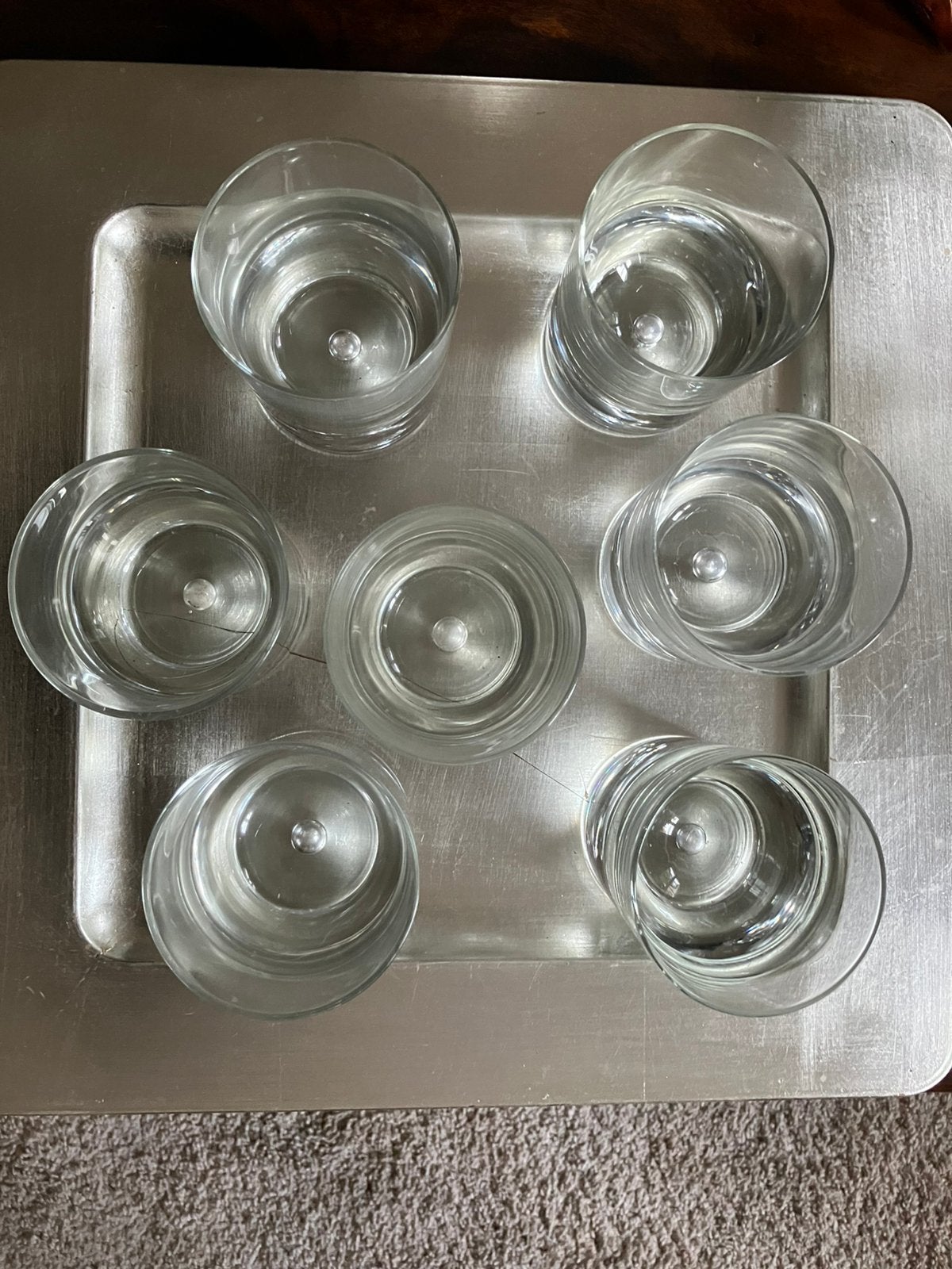 Lot de 7 jolis verres à whisky ou autre, Enlèvement, Comme neuf