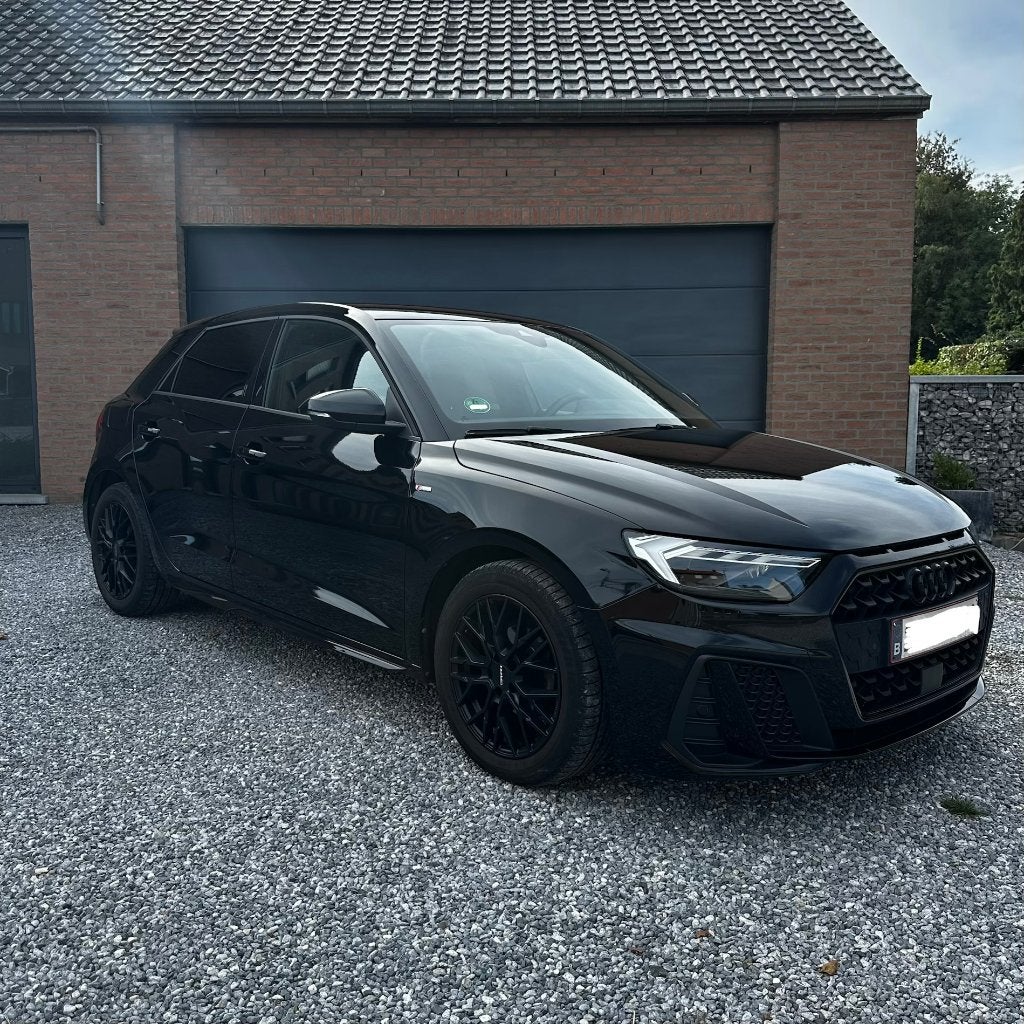 Audi A1 Sportback, Auto's, A1, Zwart, Leder en Stof, Zwart