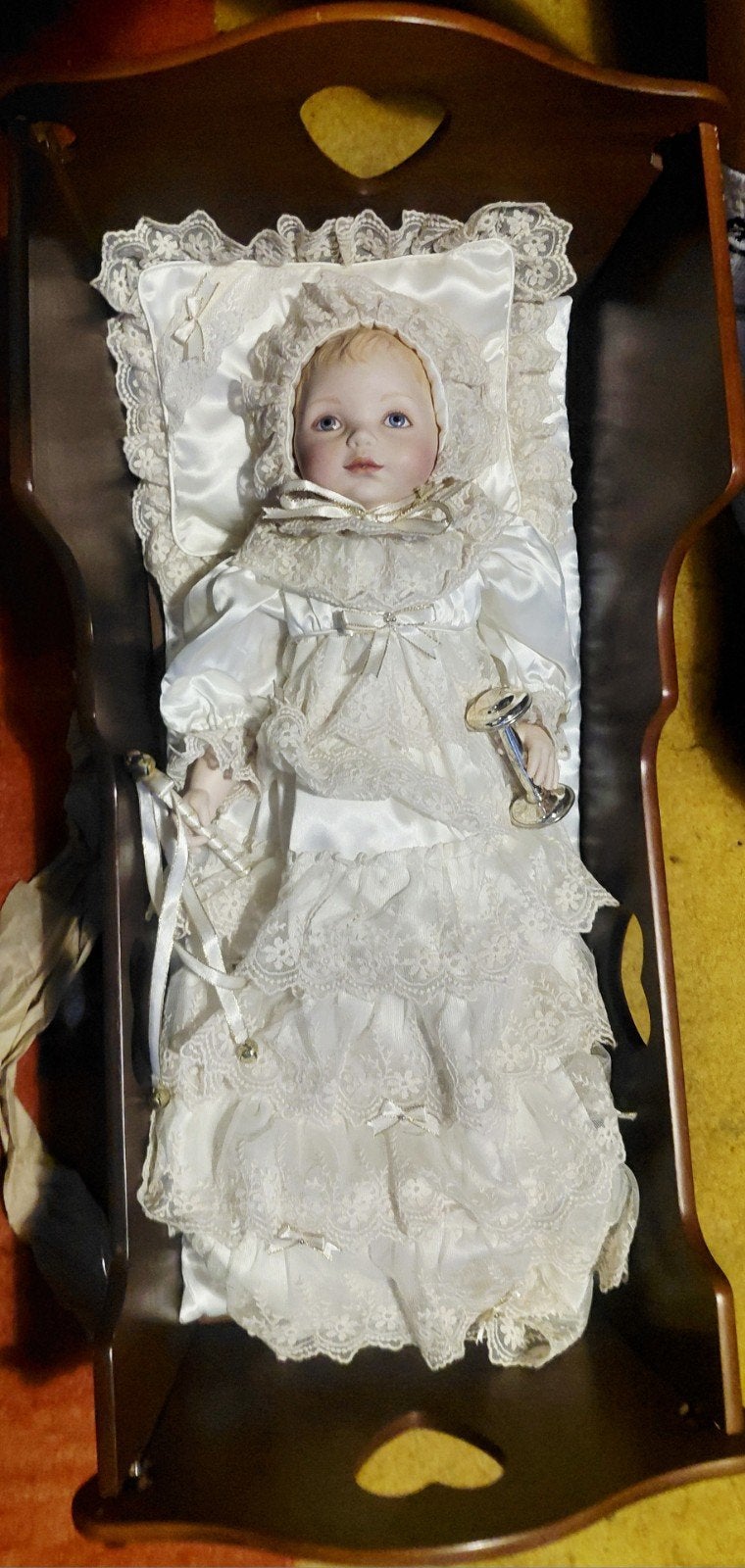 Franklin Mint Heirloom Pop — Poupée de baptême victorienne a, Enlèvement