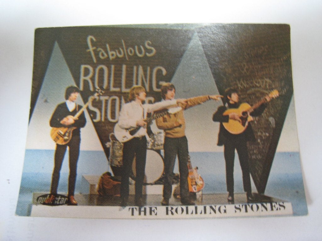 Vintage Chromo Samo Chips Nr10 The Rolling Stones, 1960 tot 1980, Verzenden, Zo goed als nieuw, Prent