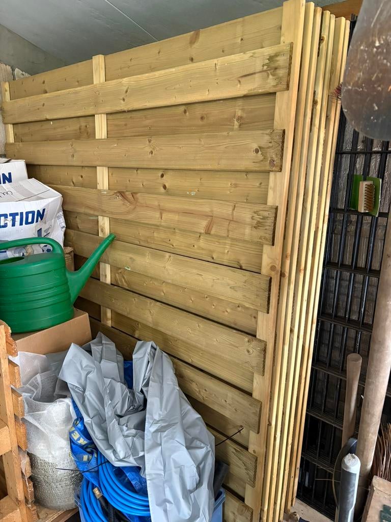 Houten tuinschermen, Tuin en Terras, Ophalen, Nieuw