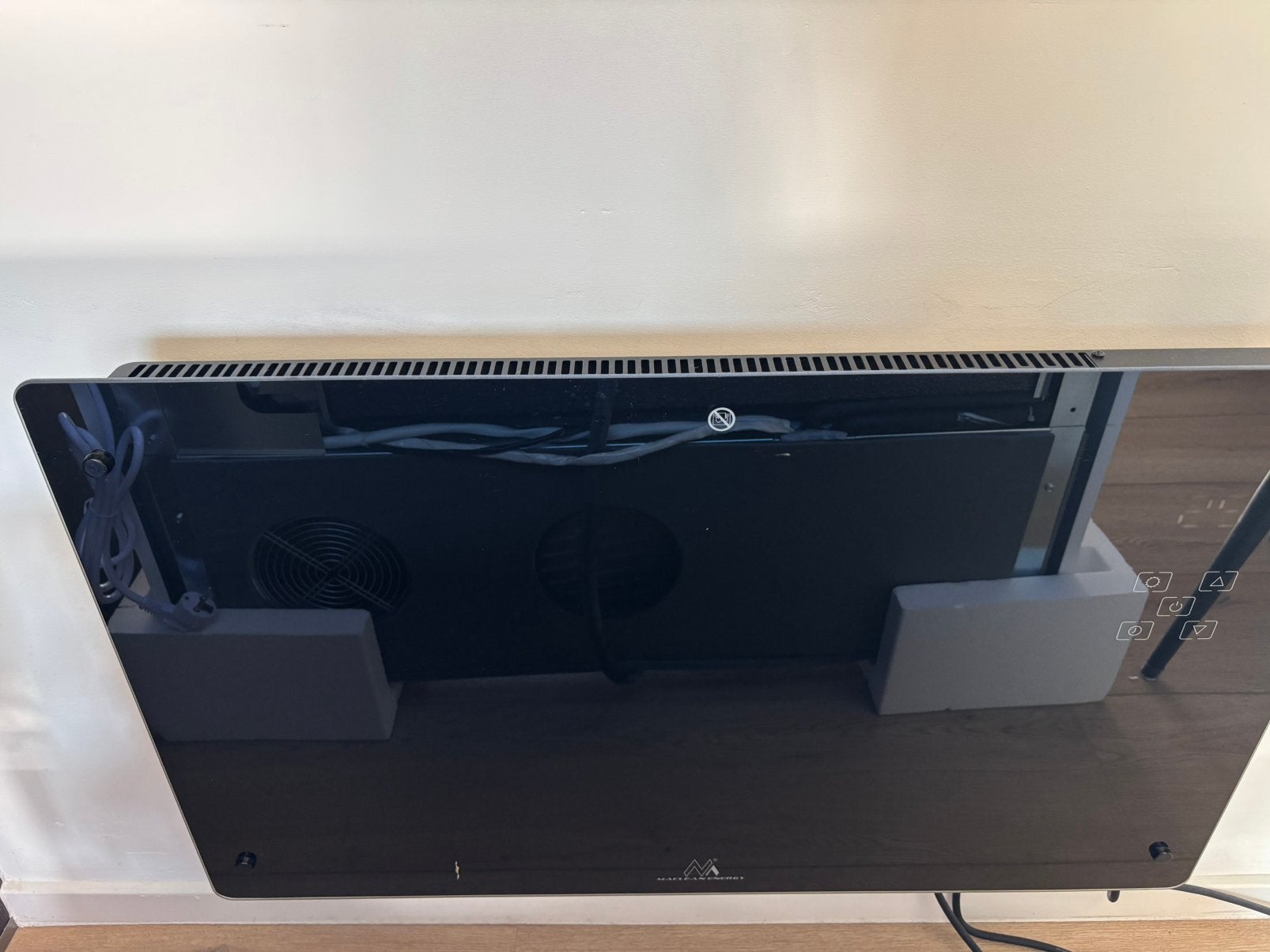 Glasplaat wifi convector, Doe-het-zelf en Bouw, Ophalen, Zo goed als nieuw
