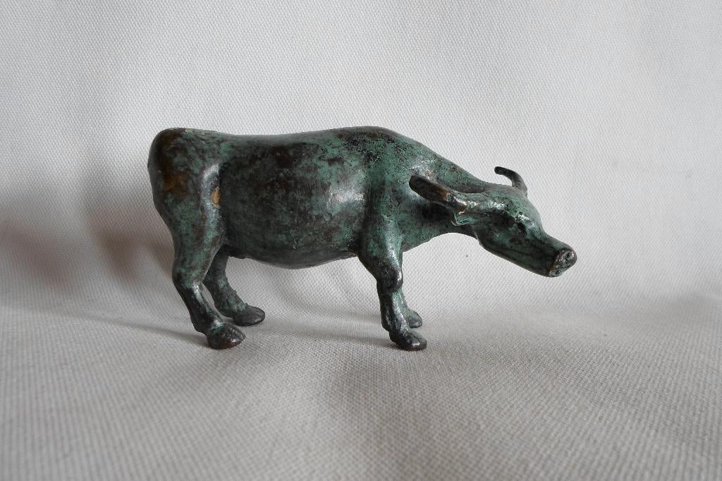 Buffel Brons Beeld, Antiek en Kunst, Ophalen, Brons