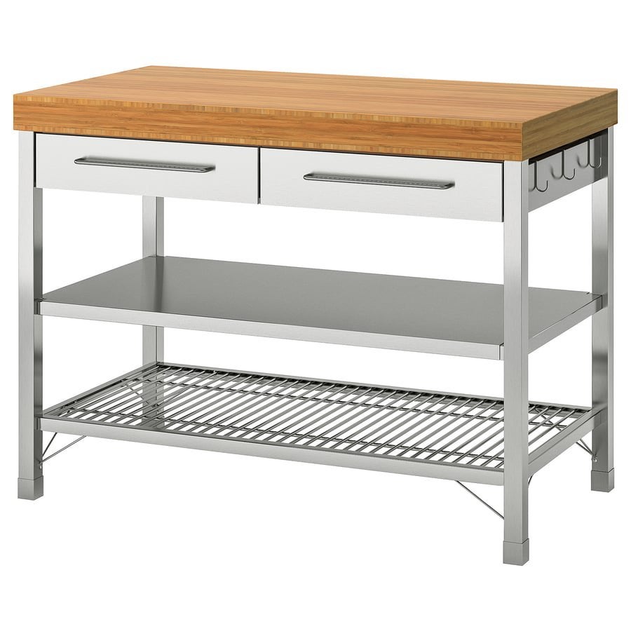 Rimforsa IKEA kookeiland, Ophalen, Inox Meubilair