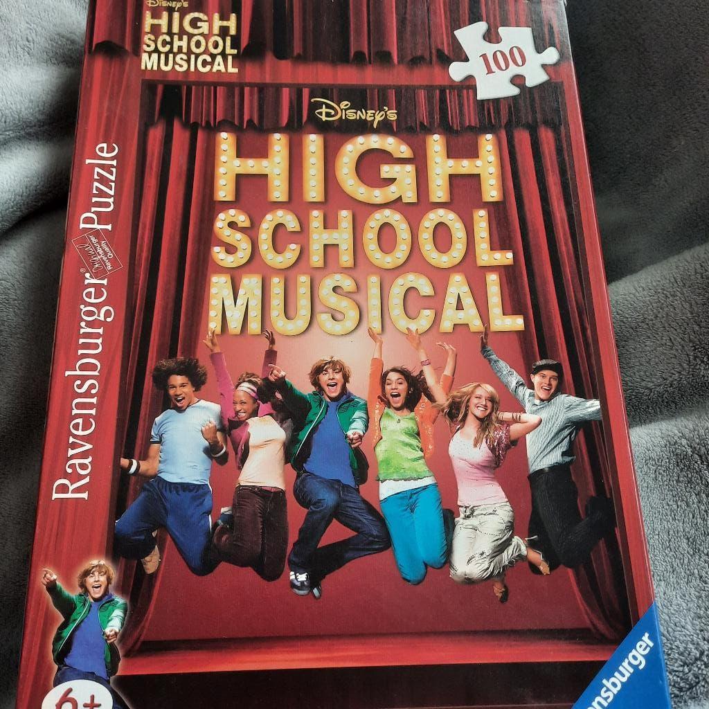 PUZZEL - DISNEY - HIGH SCHOOL MUSICAL - 100 stuks - VOLLEDIG, Kinderen en Baby's, Speelgoed | Kinderpuzzels, Ophalen of Verzenden