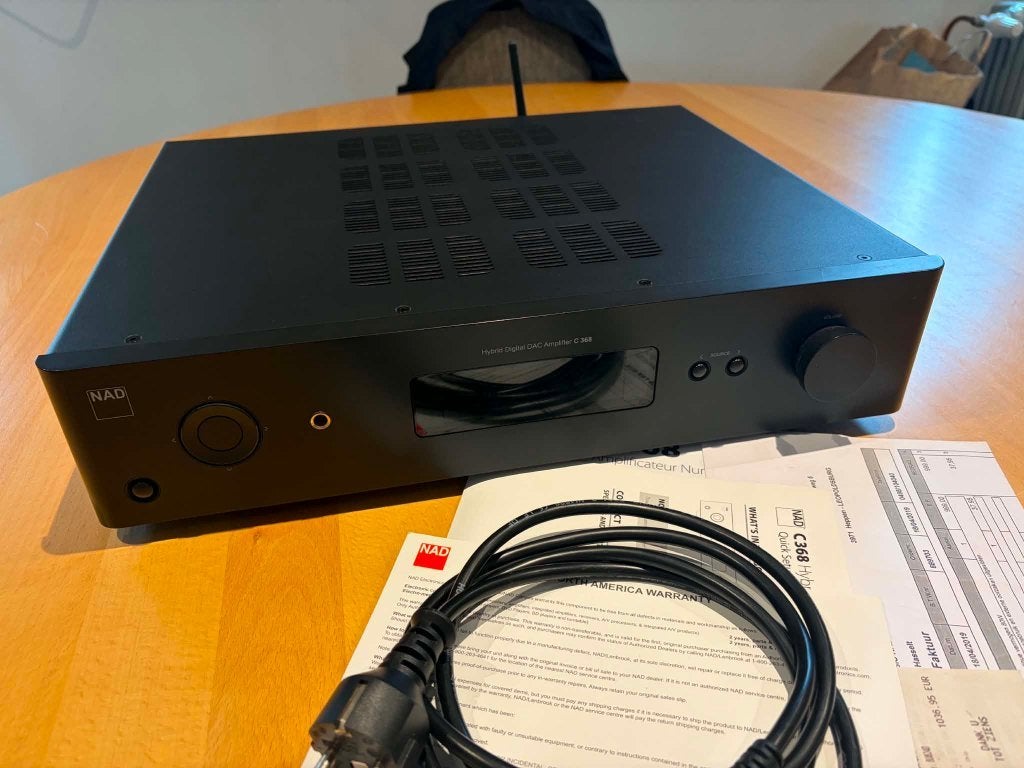 Amplificateur Nad C368, TV, Hi-fi & Vidéo, Enlèvement ou Envoi, Comme neuf