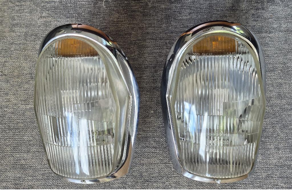 Set Europees model koplampen 1959-1971 Mercedes oldtimer, Ophalen of Verzenden, Gebruikt, Mercedes-Benz