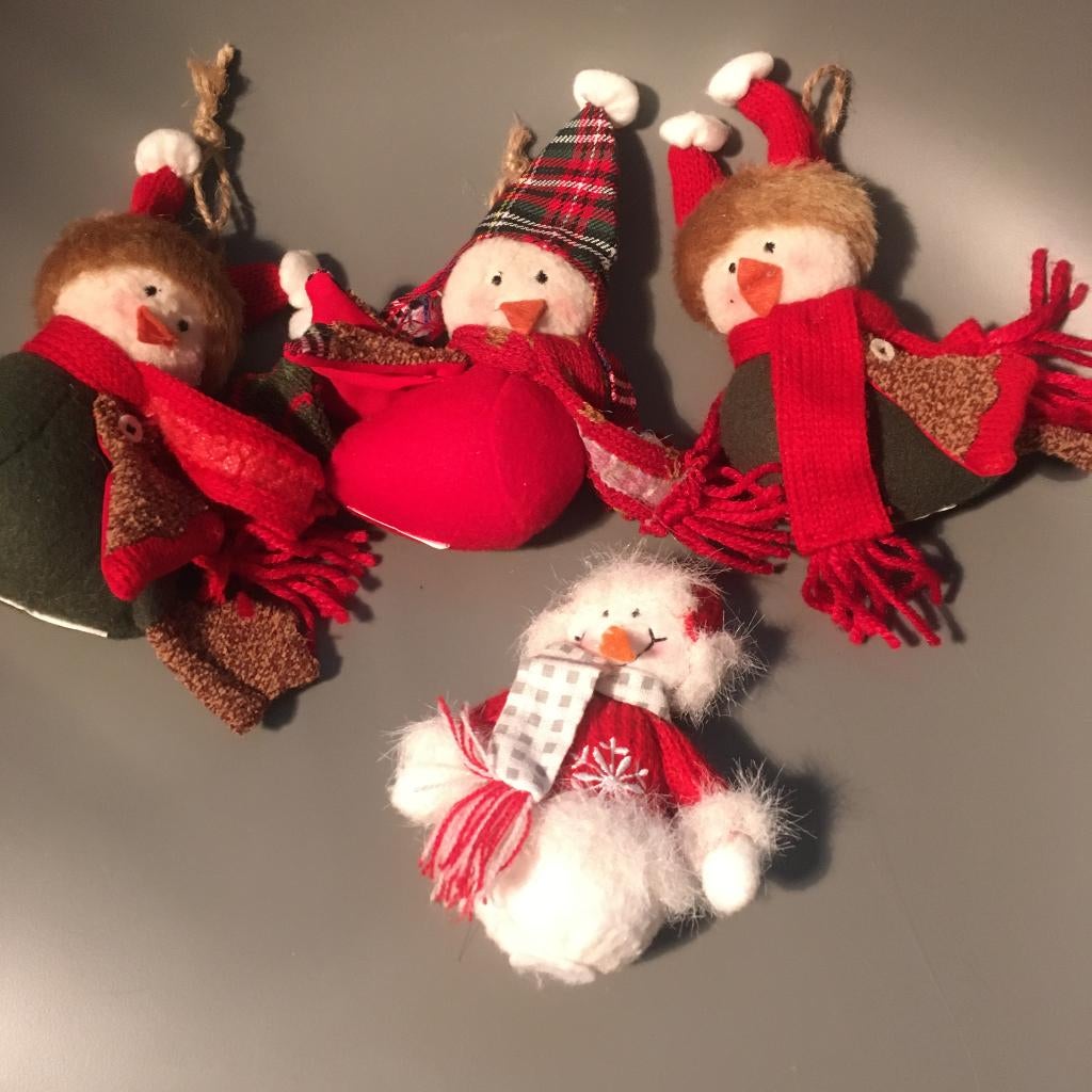 Décorations de Noël en tissu à suspendre, Diversen, Kerst, Ophalen, Gebruikt