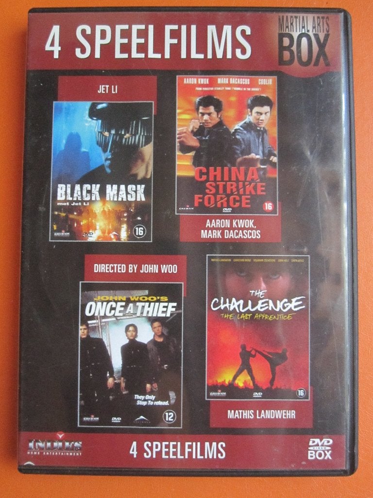 4 films - Martial Arts Box (2 disques), CD & DVD, DVD | Action, Enlèvement ou Envoi, Arts martiaux, Coffret, Comme neuf