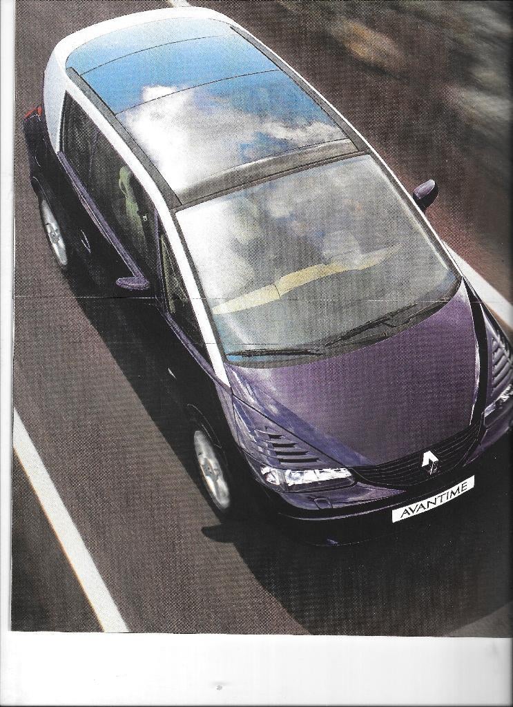 RENAULT AVANTIME  2002, Livres, Autos | Brochures & Magazines, Enlèvement ou Envoi, Comme neuf, Renault