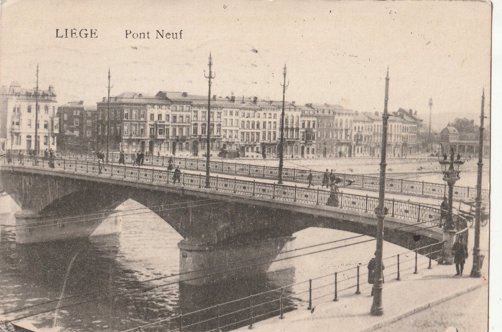 LUIK -  Pont  Neuf ( Legerpost ) + 105 Jaar oud !!, Verzenden, Voor 1920, Gelopen, Luik