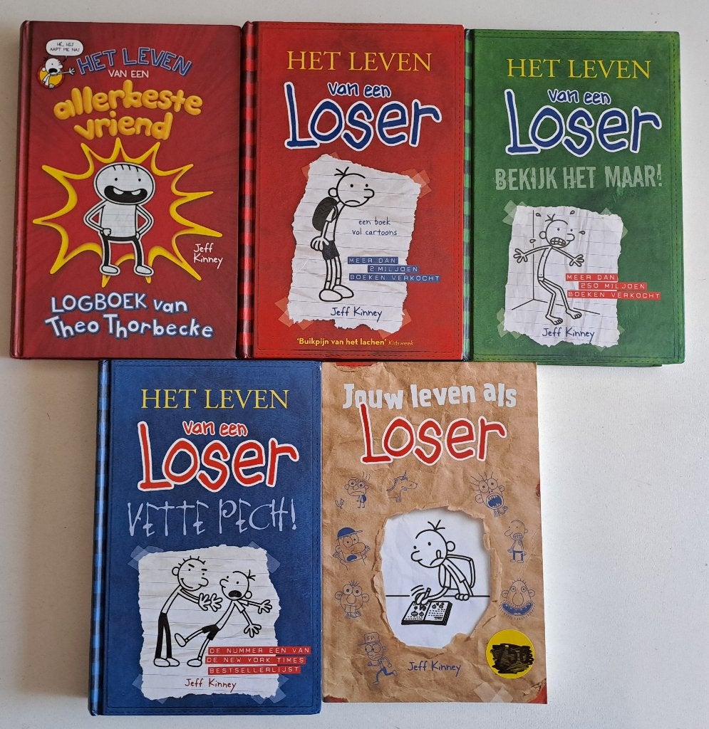 Boeken Het leven van een loser – Jeff Kinney, Boeken, Kinderboeken | Jeugd | onder 10 jaar, Ophalen of Verzenden, Gelezen
