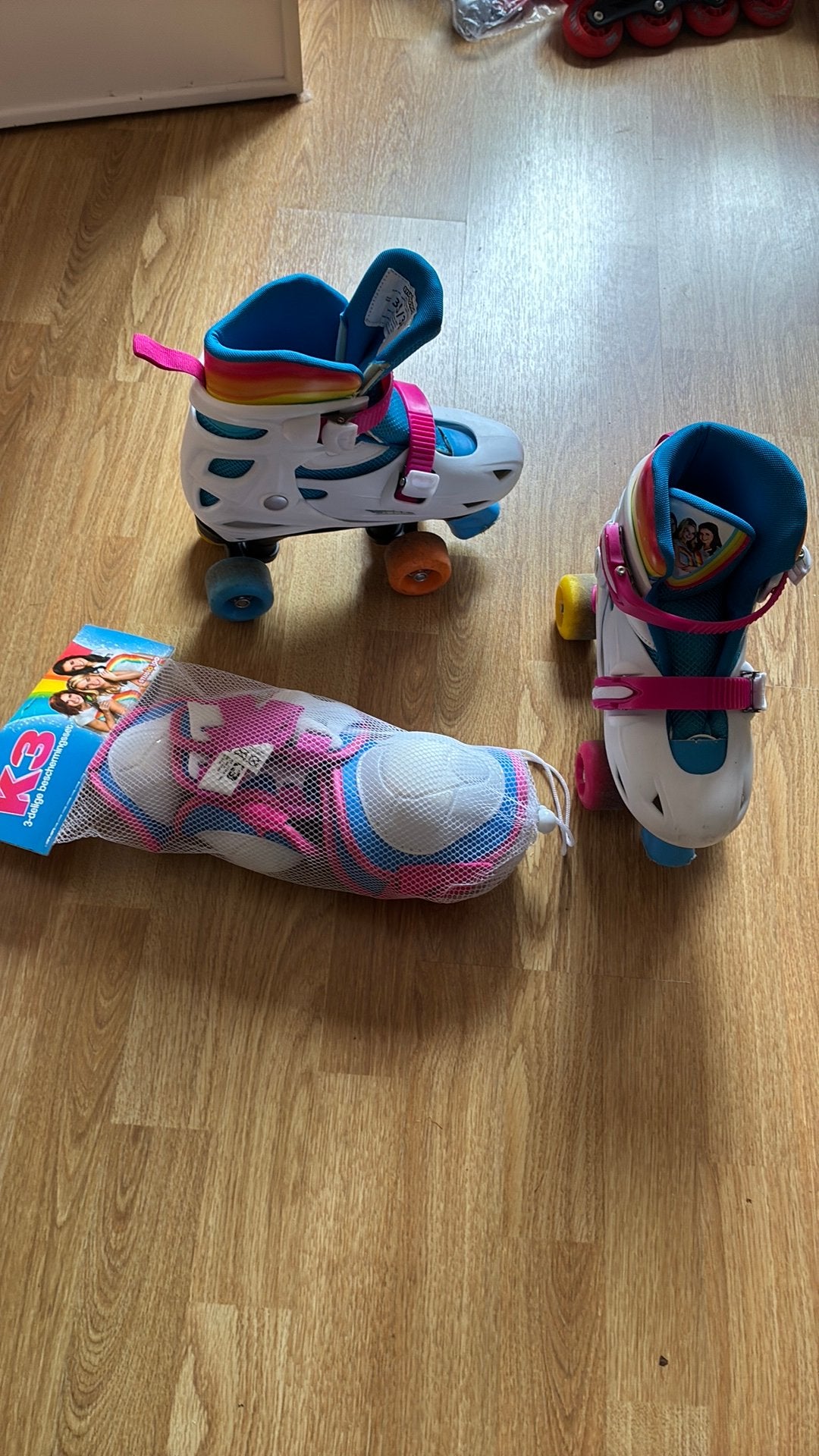Rolschaatsen K3, Ophalen, Verstelbaar, Gebruikt, Kinderen